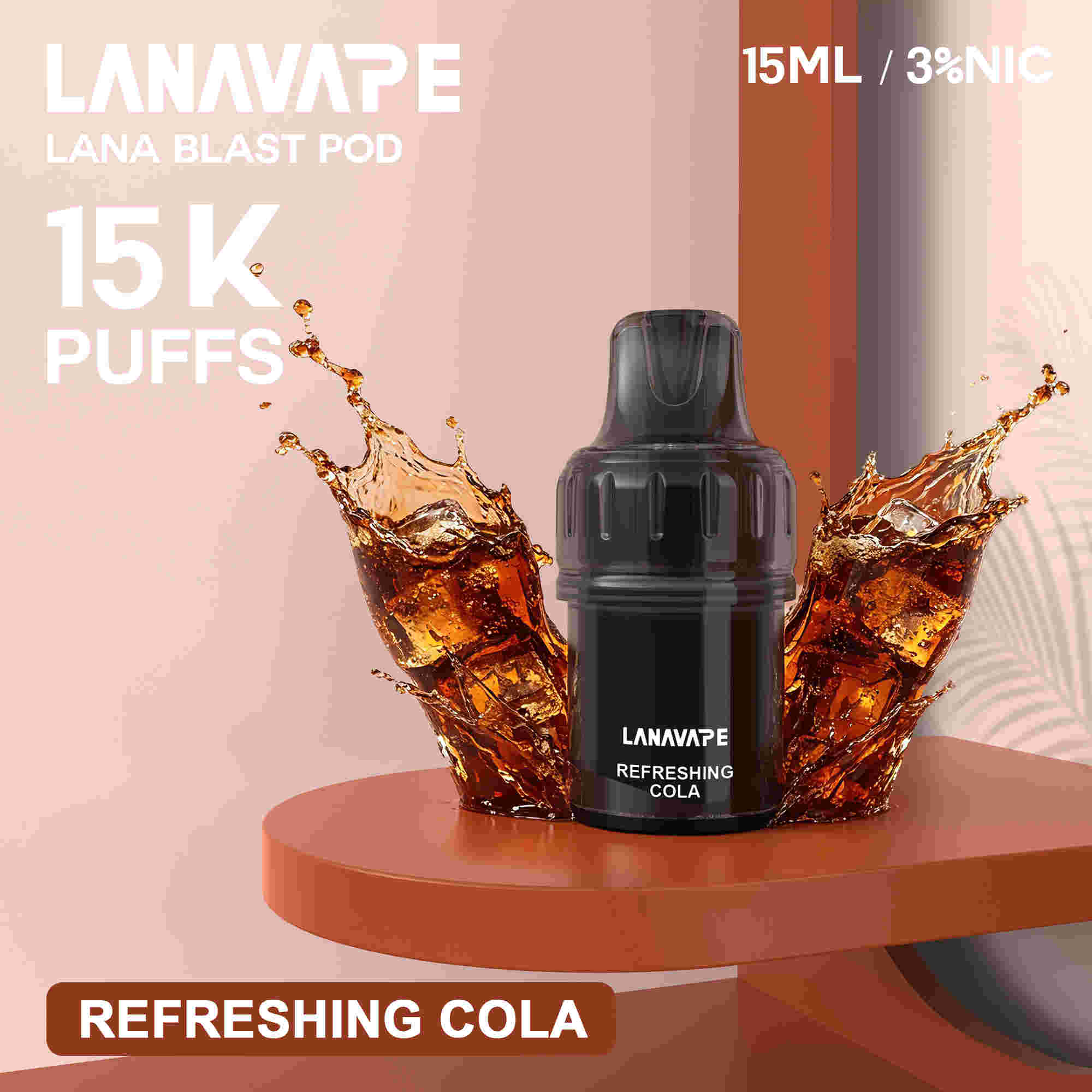 LANA BLAST 15K可替換彈電子煙|一口15000超長續航|Type-C疾速快充:圖片 4